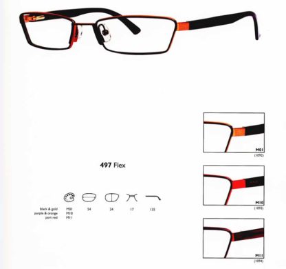 497 54-17/135 M10 PURPLE AND ORANGE - JAI KUDO 1093