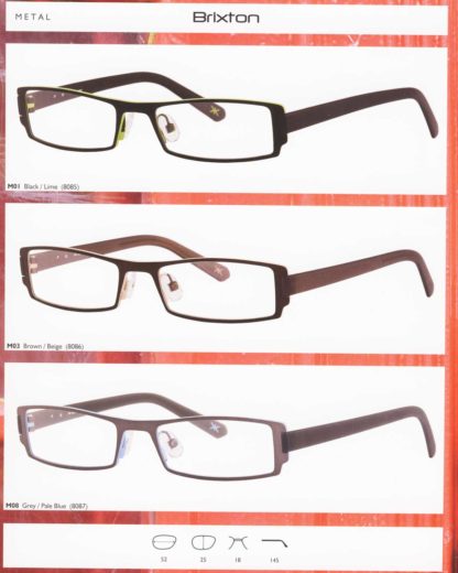 BRIXTON 52-18/145 M01 BLACK/LIME - JK LONDON 8085